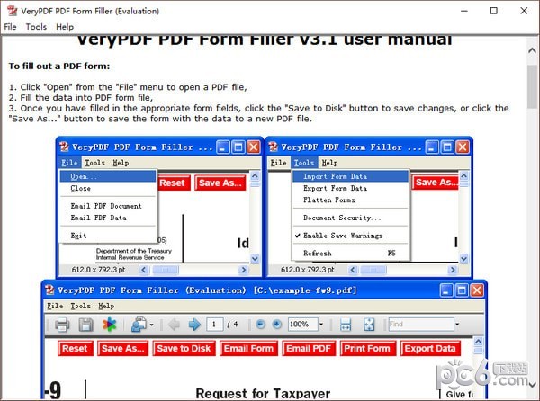 VeryPDF  PDF  Form  Filler(PDF表单填充软件)