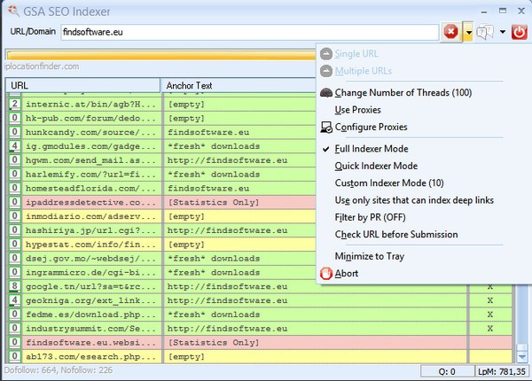 GSA  SEO  Indexer(SEO优化)
