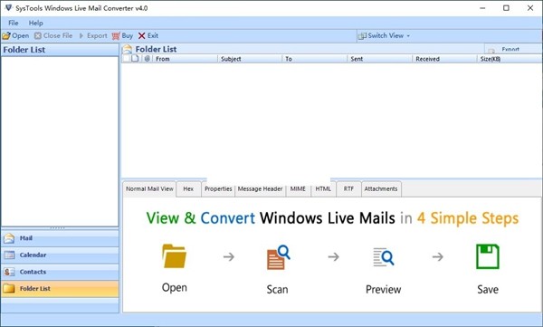SysTools  Windows  Live  Mail  Converter(电子邮件转换工具)