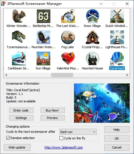 3Planesoft  Screensaver  Manager(屏幕保护工具)