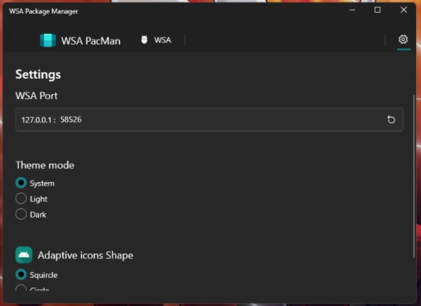 Win11 WSA  PacMan(GUI包管理器)