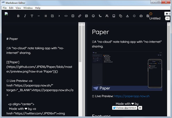 Markdown  Editor