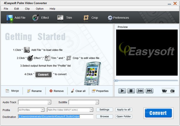 4Easysoft  Palm  Video  Converter(视频转换软件)
