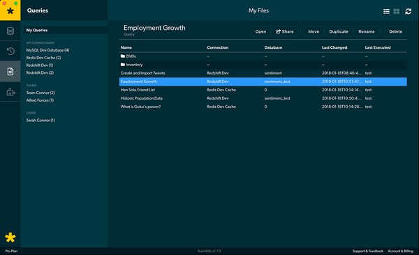TeamSQL(数据库管理工具)